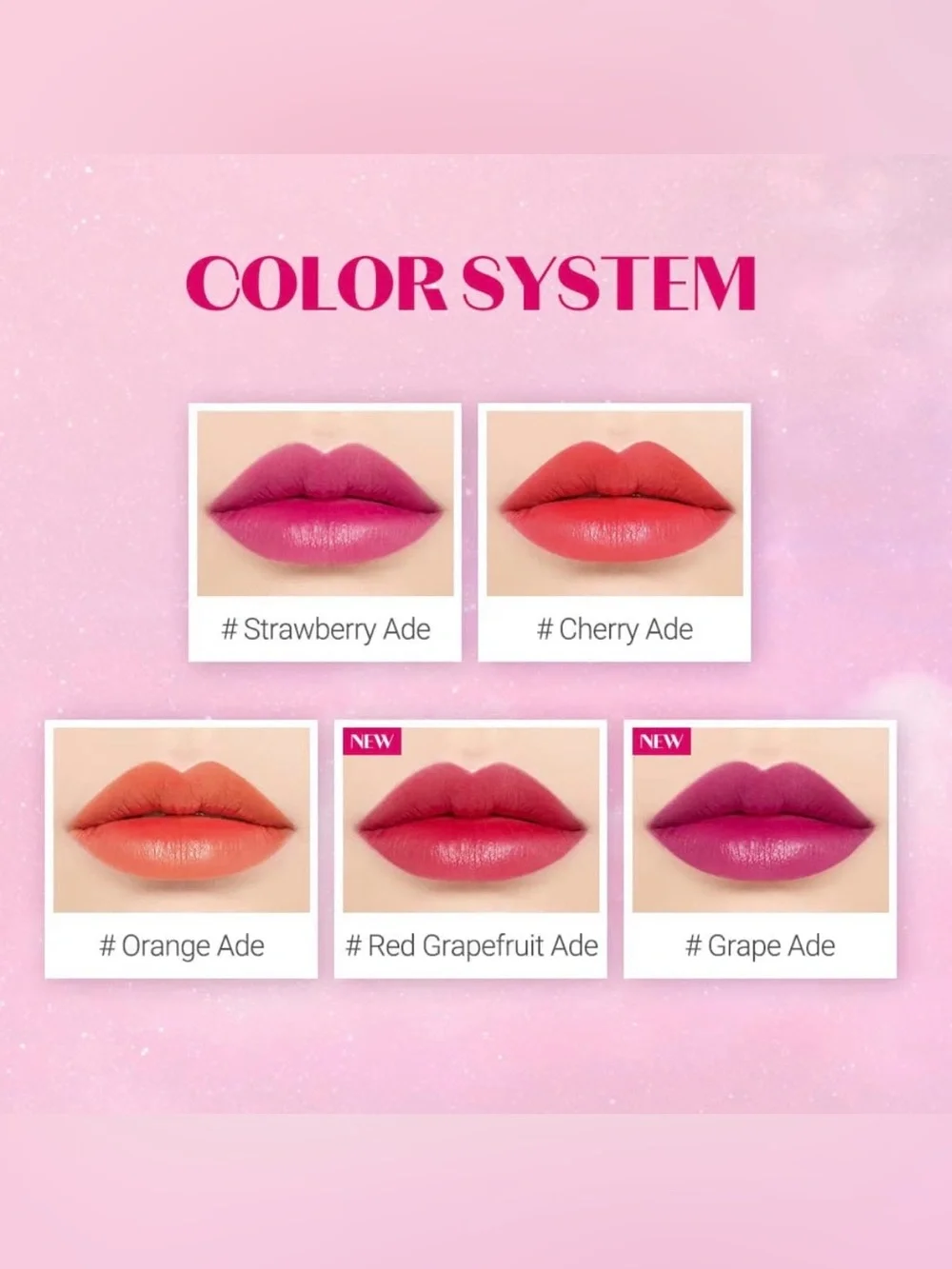 Etude Watertint lip stains NEW -2